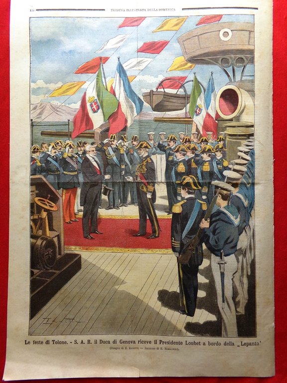 La Tribuna Illustrata 14 Aprile 1901 Cologna Veneta Messedaglia Fotografia …