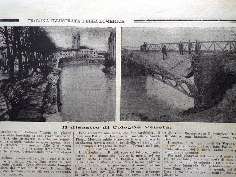 La Tribuna Illustrata 14 Aprile 1901 Cologna Veneta Messedaglia Fotografia …