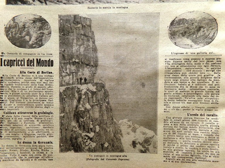 La Tribuna Illustrata 14 Aprile 1918 WW1 Canale Crozat Emanuel … | Immagine Gallery 4