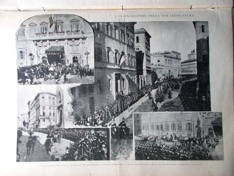 La Tribuna Illustrata 14 Dicembre 1890 XVII Legislatura Giosuè Carducci …