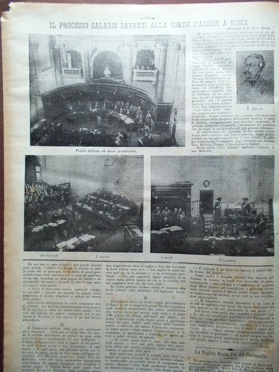 La Tribuna Illustrata 14 Dicembre 1902 Torpediniere Maria di Portogallo …