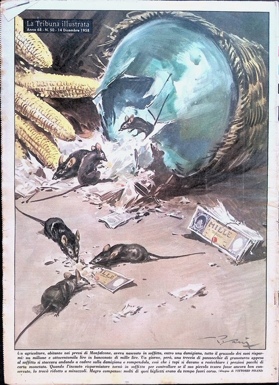 La Tribuna Illustrata 14 Dicembre 1958 Giovanni XXIII Mao Zedong …