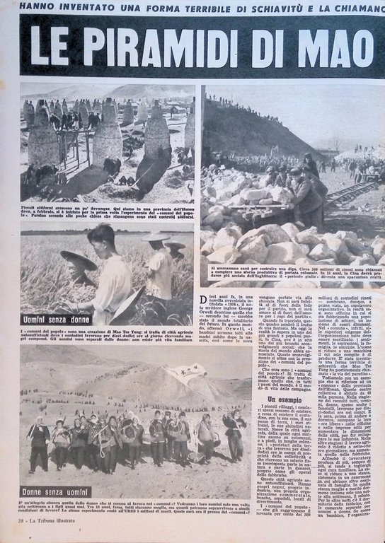 La Tribuna Illustrata 14 Dicembre 1958 Giovanni XXIII Mao Zedong …