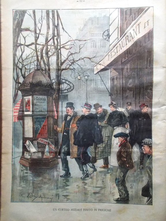 La Tribuna Illustrata 14 Febbraio 1904 Incendio Biblioteca Torino Davos …