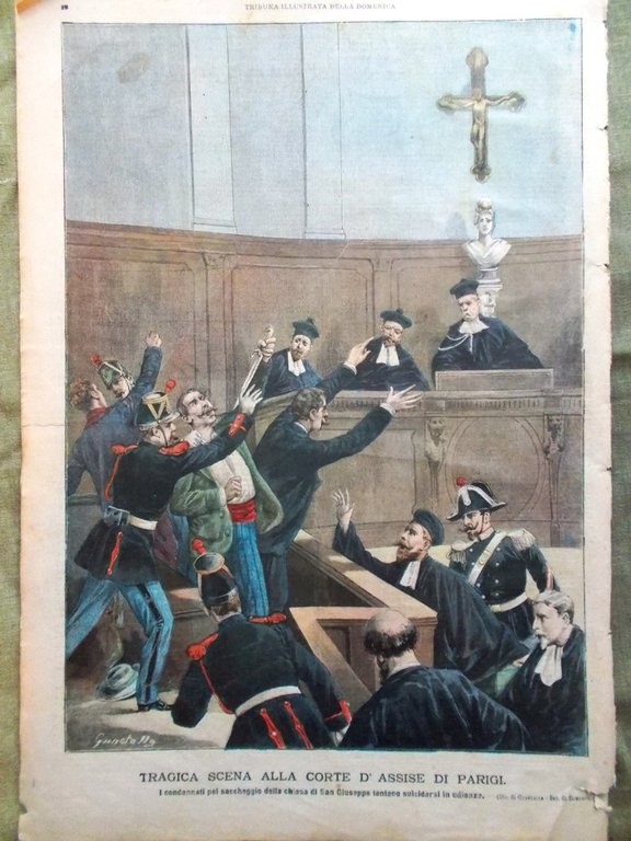 La Tribuna Illustrata 14 Gennaio 1900 Mirri e Venturini Boeri …