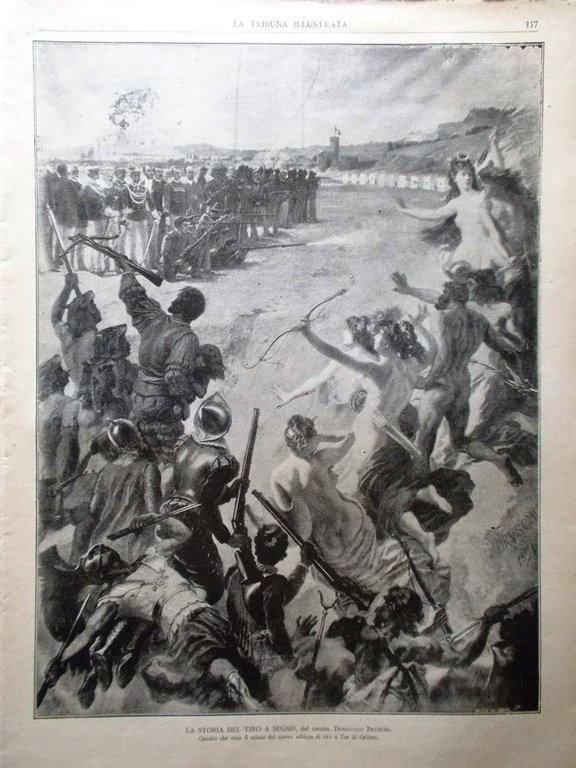 La Tribuna Illustrata 14 Giugno 1891 Gare Tor di Quinto …