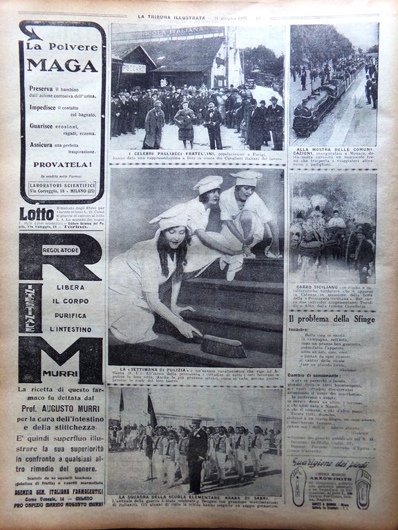La Tribuna Illustrata 14 Giugno 1925 Shangai Harakiri Regno di …
