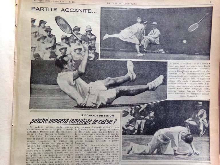 La Tribuna Illustrata 14 Luglio 1935 Ponte Pisa Meucci Heyling …