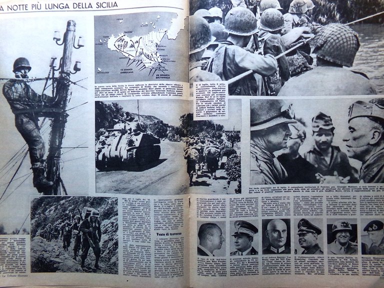 La Tribuna Illustrata 14 Luglio 1963 Sbarco Alleati Sicilia Brel …