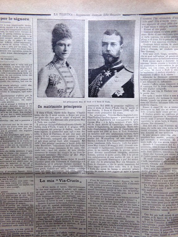 La Tribuna Illustrata 14 Maggio 1893 Panorama Pompei Duca York …
