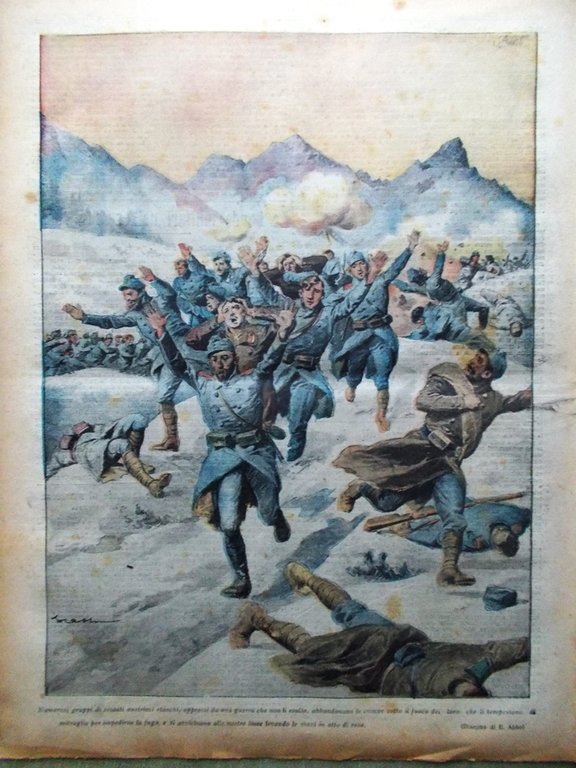 La Tribuna Illustrata 14 Novembre 1915 WW1 Ferrovia Allah Casa …