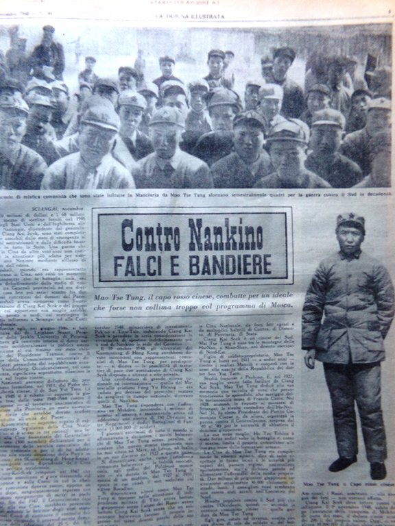 La Tribuna Illustrata 14 Novembre 1948 Bandito Giuliano Mao Cina … | Immagine Gallery 4