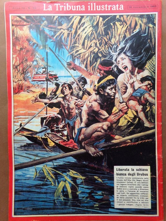 La Tribuna Illustrata 14 Novembre 1965 Ripa Bergman Divorzio Longobardi …