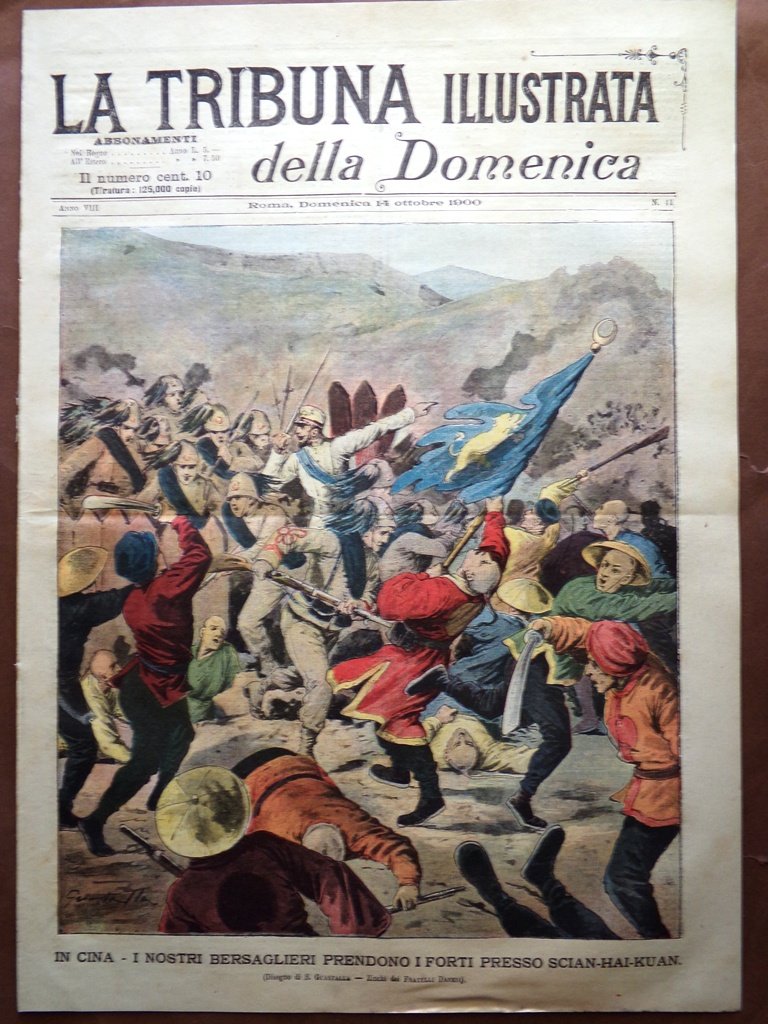 La Tribuna Illustrata 14 ottobre 1900 Nubifragio Liguria Porra Daily …