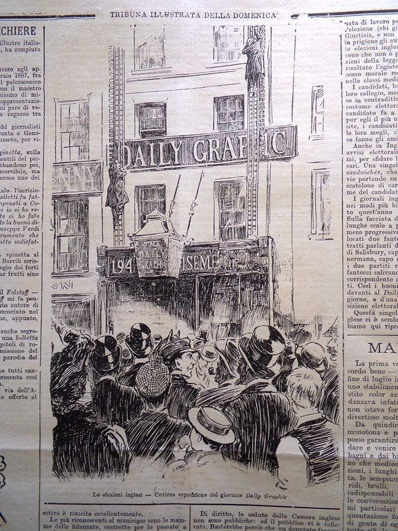 La Tribuna Illustrata 14 ottobre 1900 Nubifragio Liguria Porra Daily …