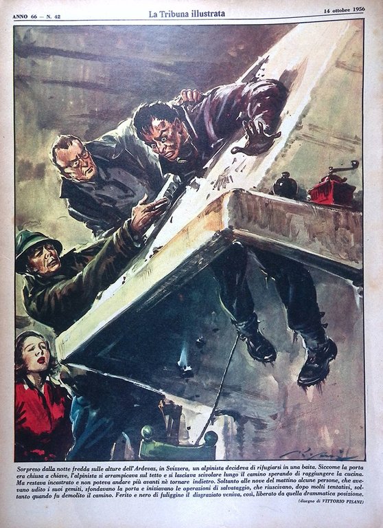 La Tribuna Illustrata 14 Ottobre 1956 Fatima Bridge Carver Teatro …