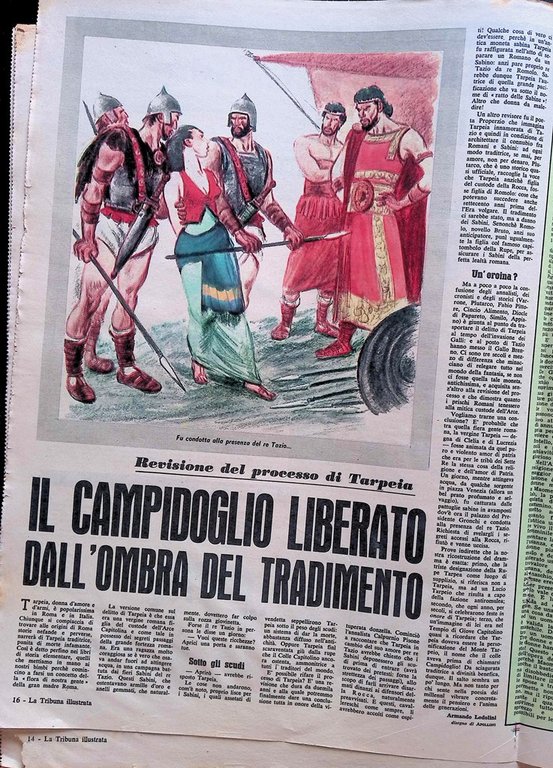 La Tribuna Illustrata 14 Settembre 1958 Baldini Nautilus Charles Ponzi …