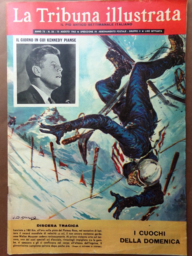 La Tribuna Illustrata 15 Agosto 1965 Fotografia Dante Kennedy Dreiser …