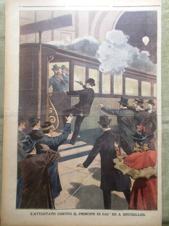 La Tribuna Illustrata 15 Aprile 1900 Pasqua Parigi Attentato Principe …