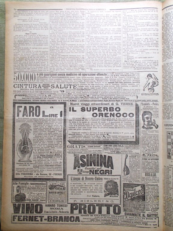 La Tribuna Illustrata 15 Aprile 1900 Pasqua Parigi Attentato Principe …