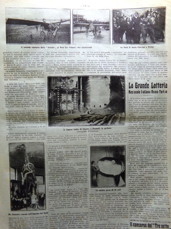 La Tribuna Illustrata 15 Dicembre 1912 Pace nei Balcani Dinosauro …