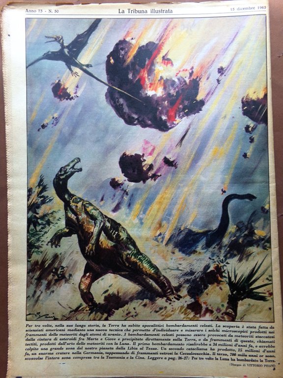 La Tribuna Illustrata 15 Dicembre 1963 Hanna Barbera Indipendenza Kenya …