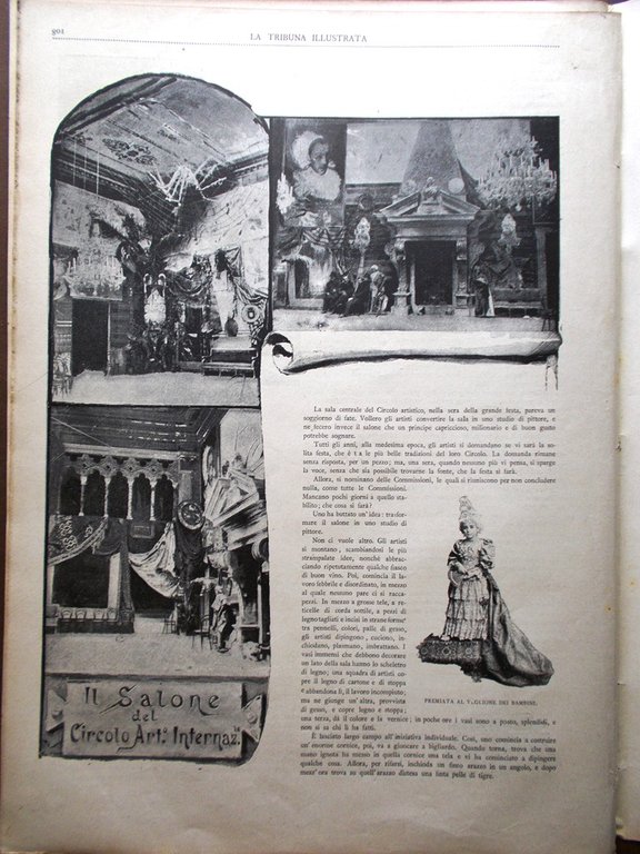 La Tribuna Illustrata 15 Febbraio 1891 Starabba Rudinì Gabinetto Carnevale …