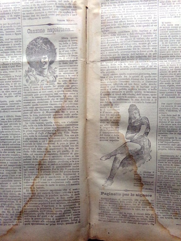 La Tribuna Illustrata 15 Gennaio 1893 Scoppio Dinamite New York …