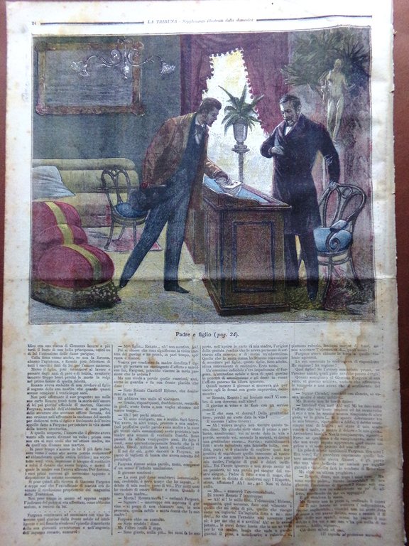 La Tribuna Illustrata 15 Gennaio 1893 Scoppio Dinamite New York …