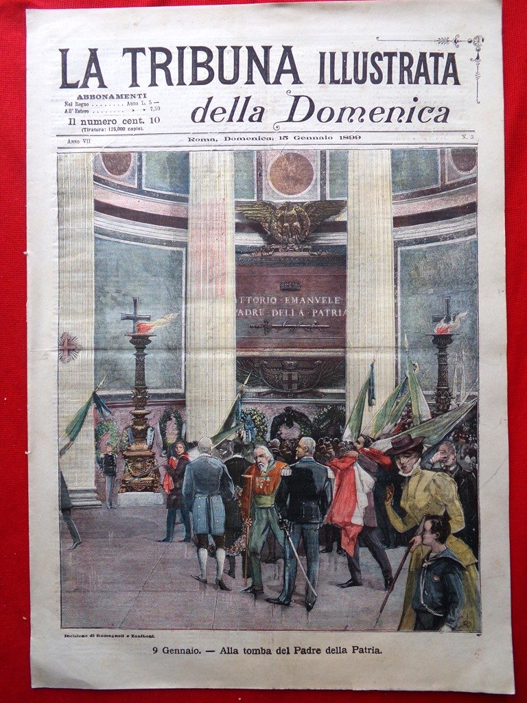 La Tribuna Illustrata 15 Gennaio 1899 Dita Pianisti Gauchos Pampa …