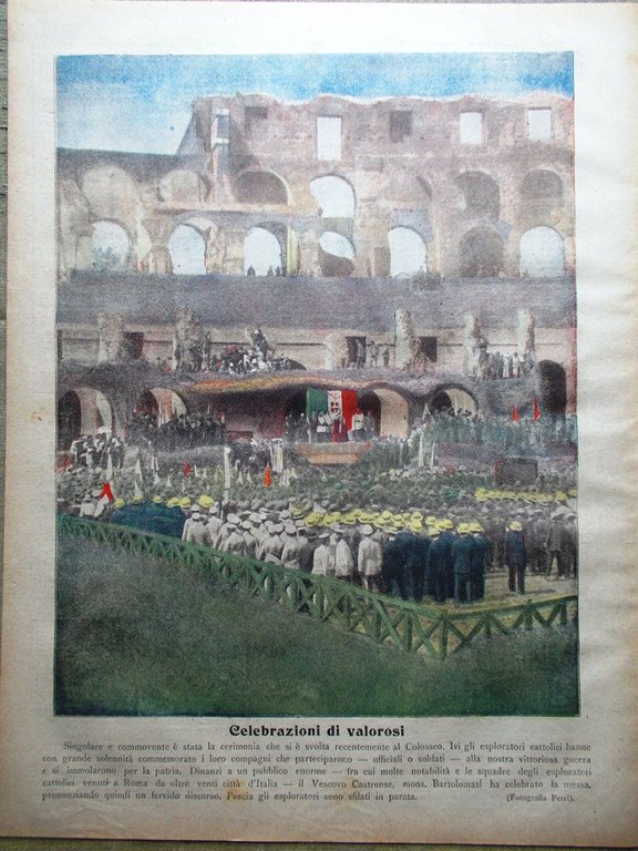 La Tribuna Illustrata 15 Giugno 1919 Sarah Bernhardt Edmond Rostand …
