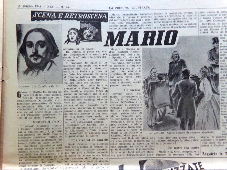 La Tribuna Illustrata 15 Giugno 1941 WW2 Bersaglieri Ciclisti Mario …