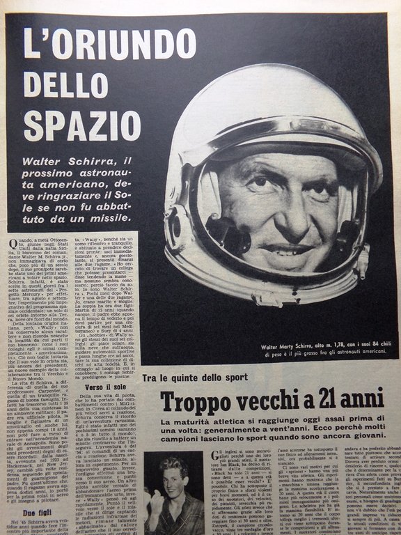 La Tribuna Illustrata 15 Luglio 1962 Intervento di Stato Fothergill …