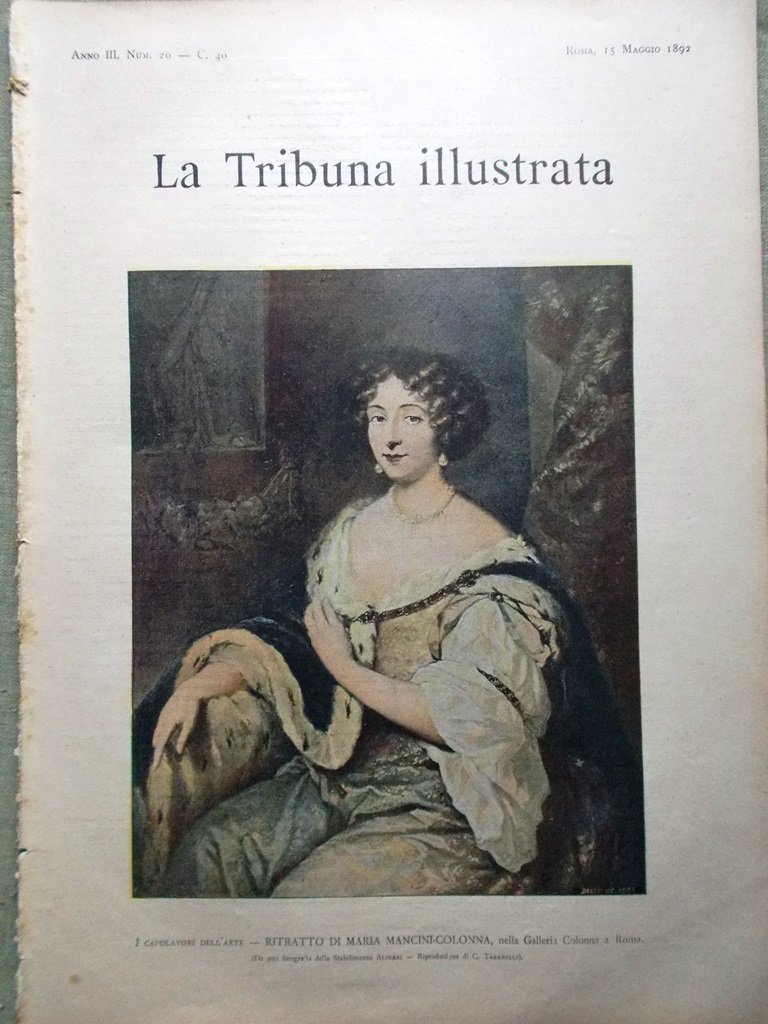 La Tribuna Illustrata 15 Maggio 1892 Giolitti Camera Italiana a …