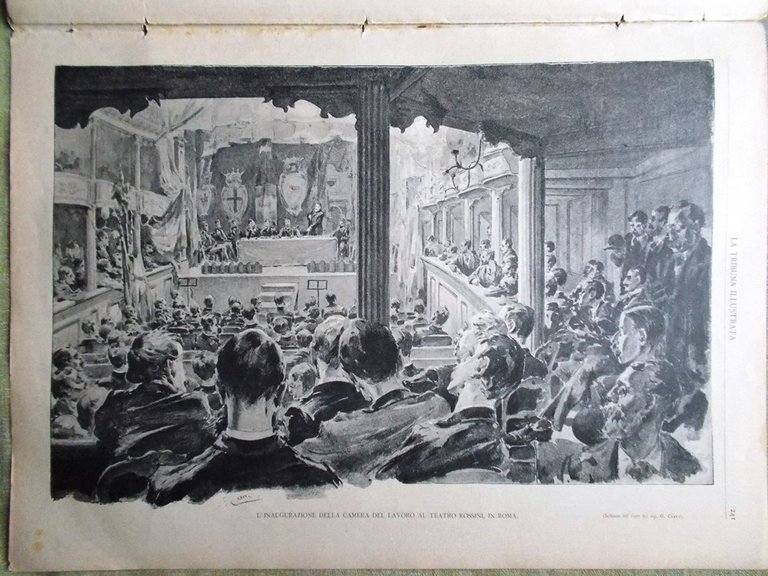 La Tribuna Illustrata 15 Maggio 1892 Giolitti Camera Italiana a …