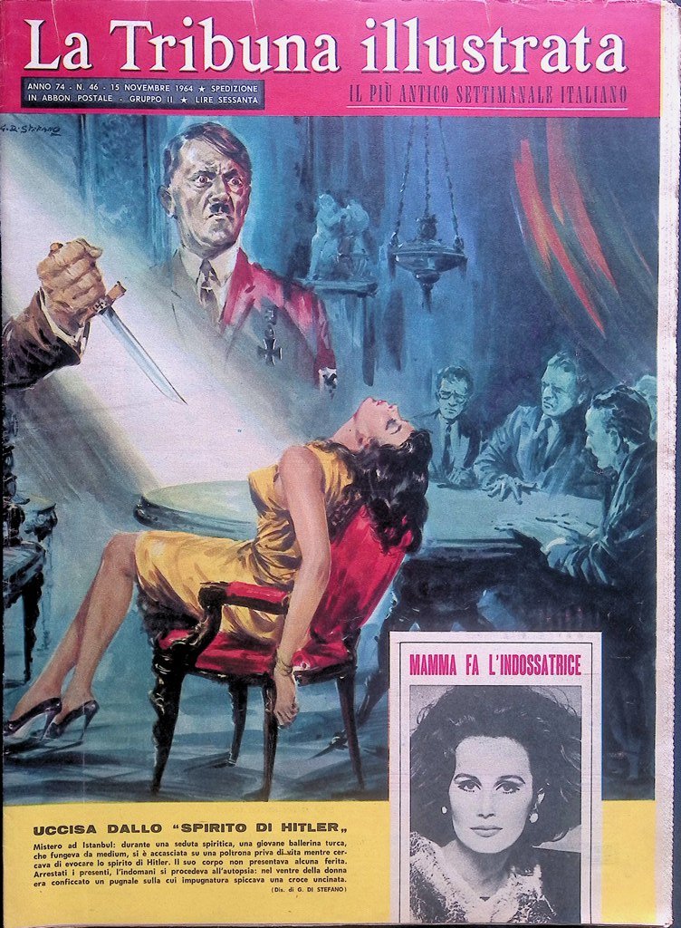 La Tribuna Illustrata 15 Novembre 1964 Pinelli Hitler WW1 Eniwetok …
