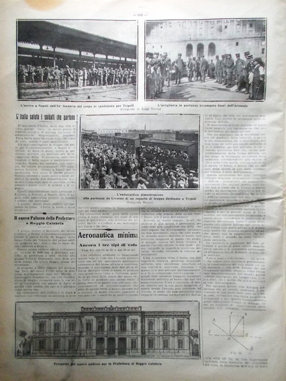La Tribuna Illustrata 15 Ottobre 1911 Occupazione Tripolitania Cirenaica Turchi