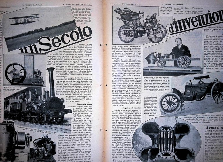 La Tribuna Illustrata 15 Ottobre 1936 Invenzioni Forziere Creso Case …