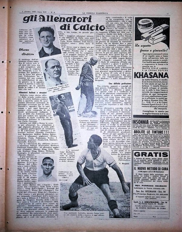 La Tribuna Illustrata 15 Ottobre 1936 Invenzioni Forziere Creso Case …