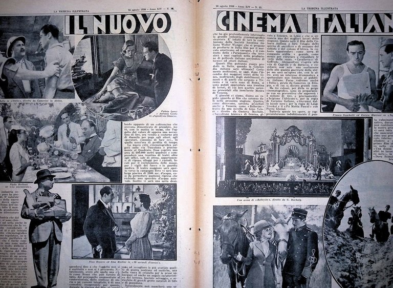 La Tribuna Illustrata 16 Agosto 1936 Spagna Guerra Civile Cinema …