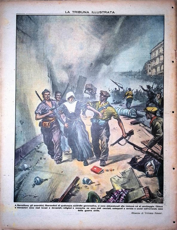 La Tribuna Illustrata 16 Agosto 1936 Spagna Guerra Civile Cinema …