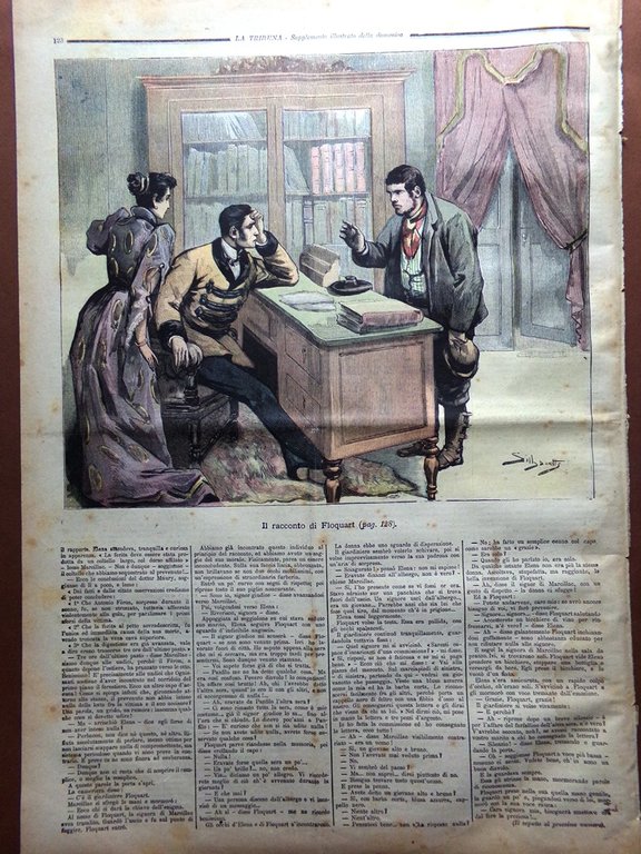 La Tribuna Illustrata 16 Aprile 1893 Guglielmo Augusta Vittoria Monumento …