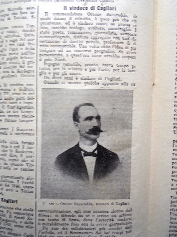 La Tribuna Illustrata 16 Aprile 1899 Viaggio Sovrani Sardegna Cagliari …