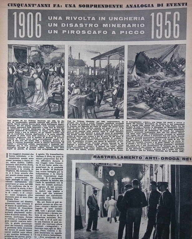 La Tribuna Illustrata 16 Dicembre 1956 Rivolta Ungheria Laneri Aumento …