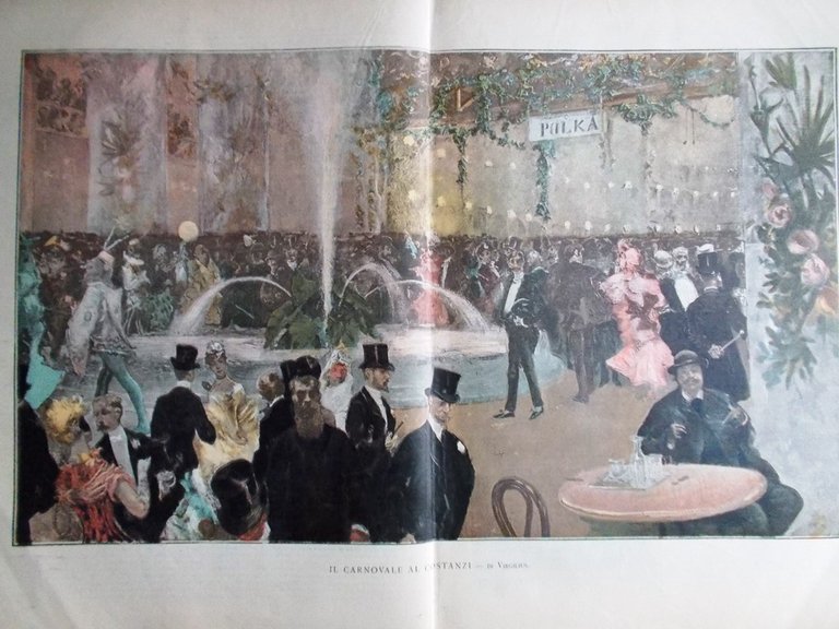 La Tribuna Illustrata 16 Febbraio 1890 Duca Orleans Guzzone Carnevale …