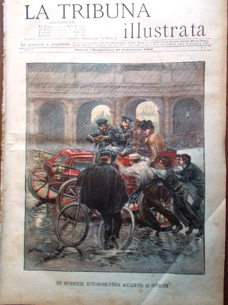 La Tribuna Illustrata 16 Febbraio 1902 Cina Feroci Foro Romano …