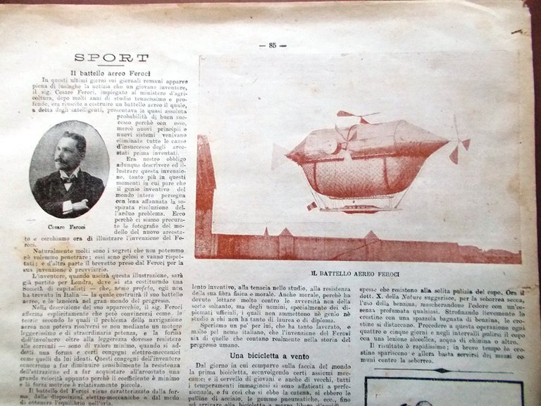 La Tribuna Illustrata 16 Febbraio 1902 Cina Feroci Foro Romano …