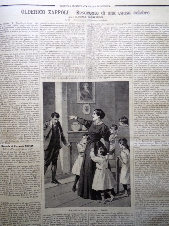 La Tribuna Illustrata 16 Giugno 1901 Ping Pong Jolanda Savoia …