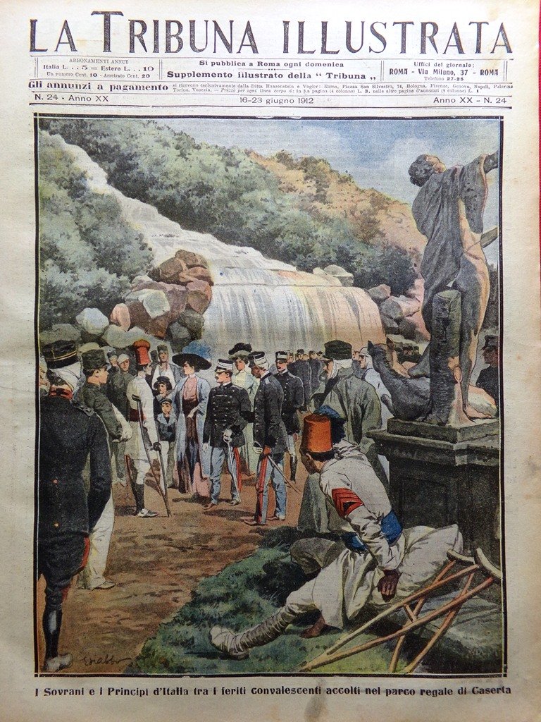 La Tribuna Illustrata 16 Giugno 1912 Foreste Americane Arte Tripolitania …