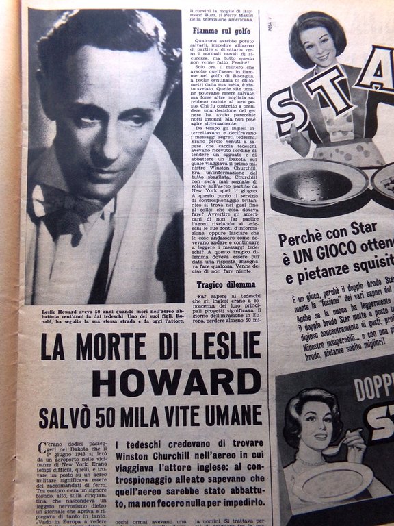 La Tribuna Illustrata 16 Giugno 1963 Morte Papa Giovanni XXIII …